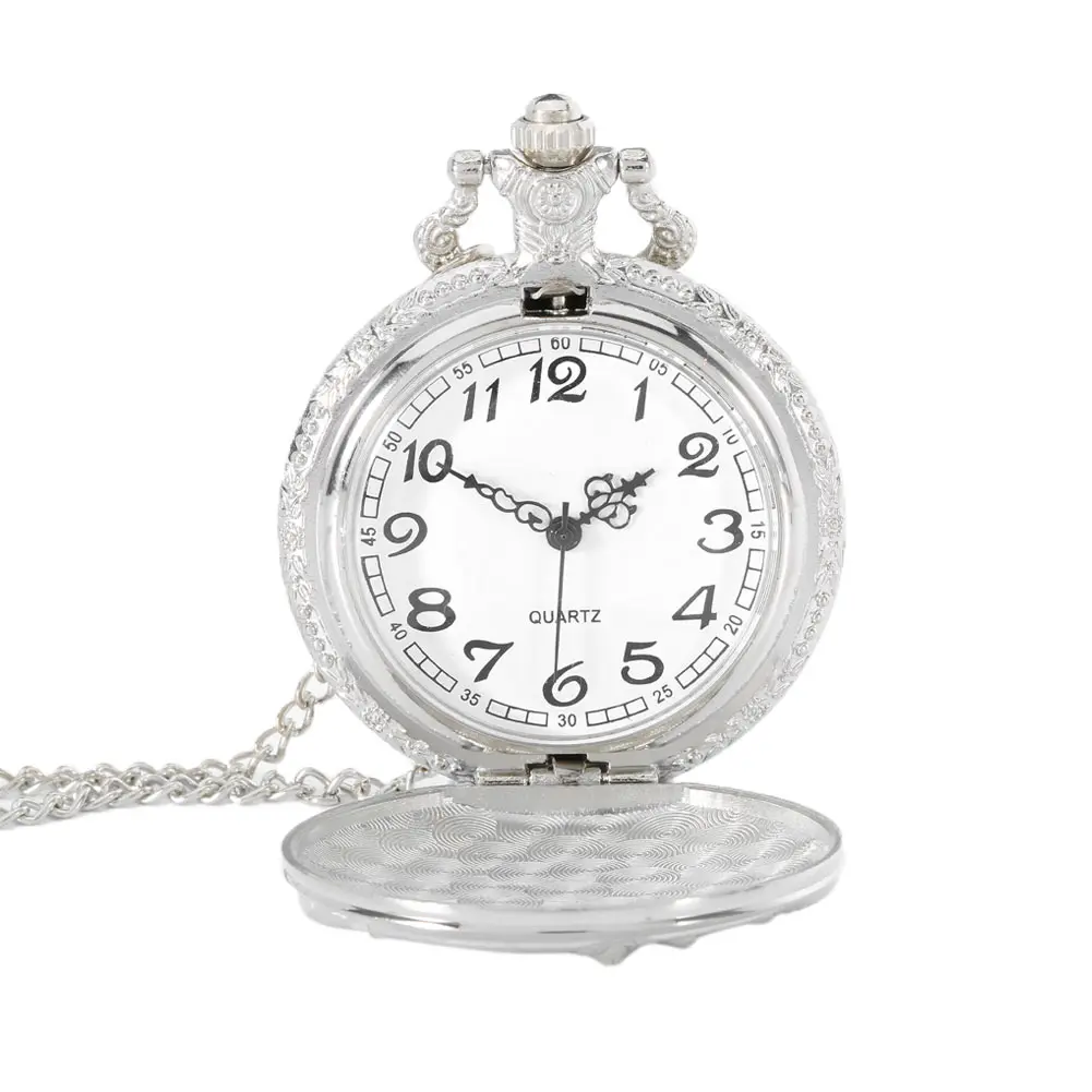 

Lover Watch Retro Silver Motorcycle Motorbike Pocket Watch Pendant Necklace Men Women Chain Clock Gifts For Lovers LL@17