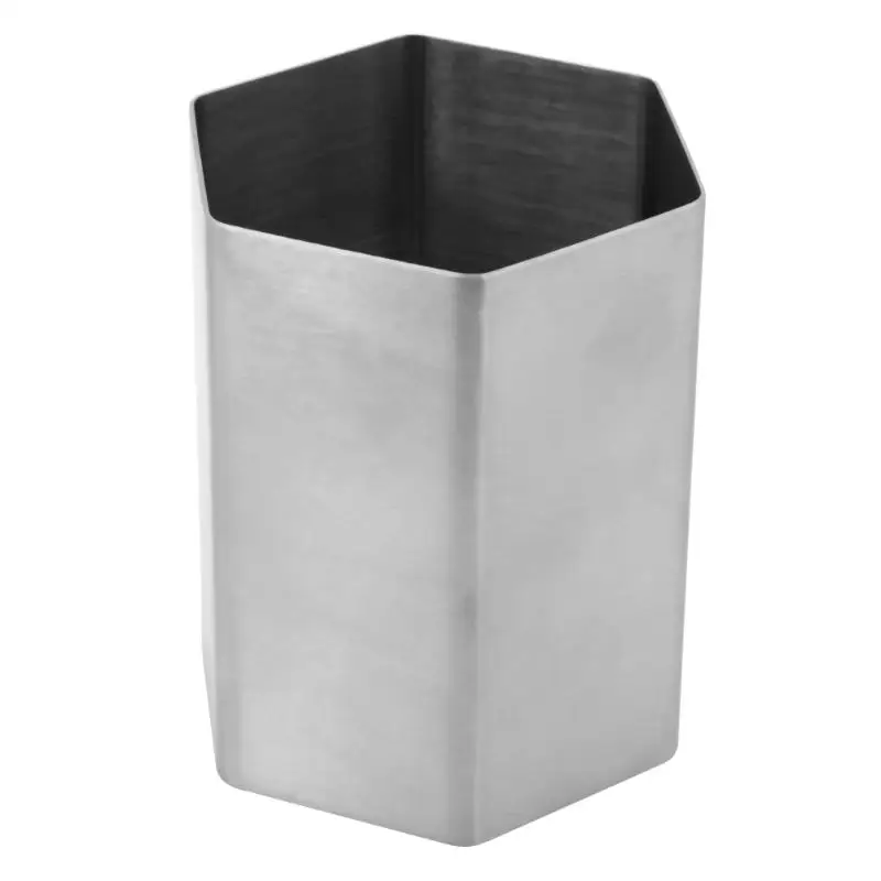 

Nordic Stainless Steel Pen Holder Simple Metal Pencil Storage Container Stationery Papelaria Office Accessories Desk Organizer