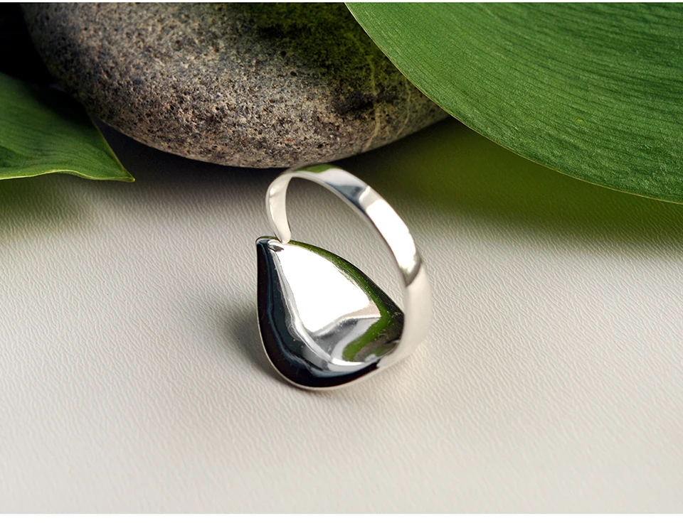 Lotus Fun Moment Настоящее стерлингового серебра 925 натуральные жемчуг кольцо Модные украшения творческий Открытое кольцо Leaf Кольца Для женские Bijoux