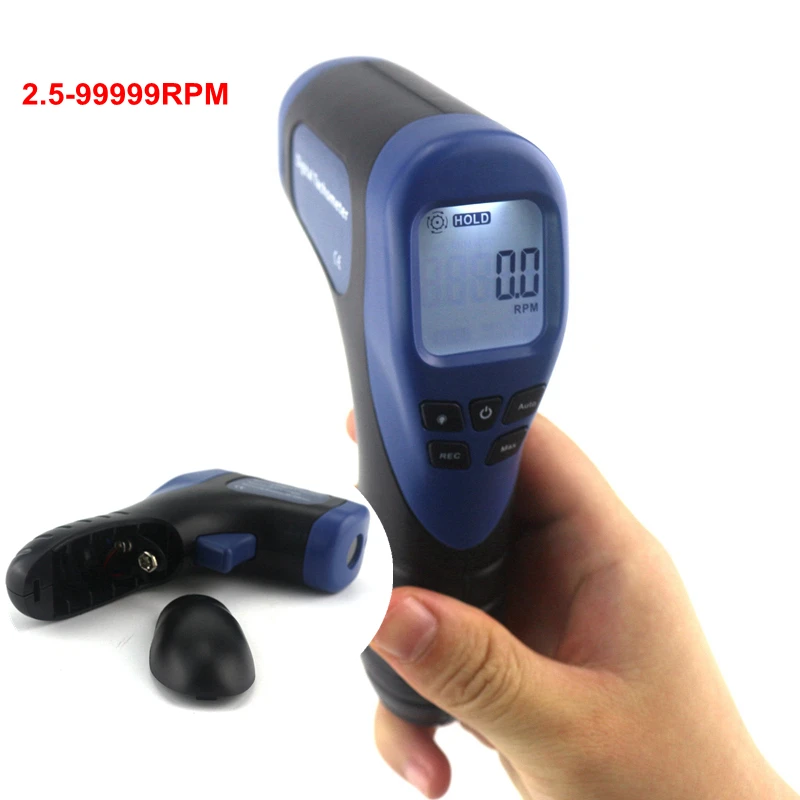 TL 900 Digital Laser Tachometer Non Contact Speed Measuring Tool 2.5