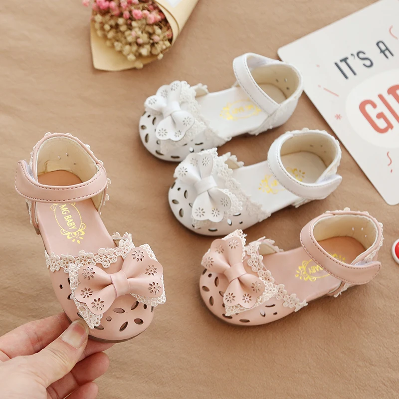 Baby Girl Sandals 2019 Summer and Autumn Style Lace Soft Bottom Baby Girl Princess Shoes