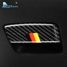 Airspeed для Mercedes Benz A класс cla 13-18 GLA 15-18 углеродное волокно автомобильный внутренний перчаточный ящик ручка переключатель Крышка отделка наклейки