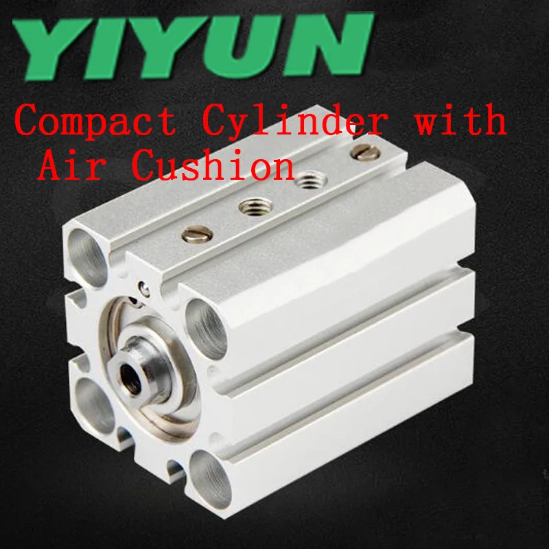 YIYUN пневматические компоненты тонкий компактный цилиндр с воздушной подушкой RDQB25-15 RDQB25-20 RDQB25-30 RDQB25-40 RDQB25-50 RQ серии