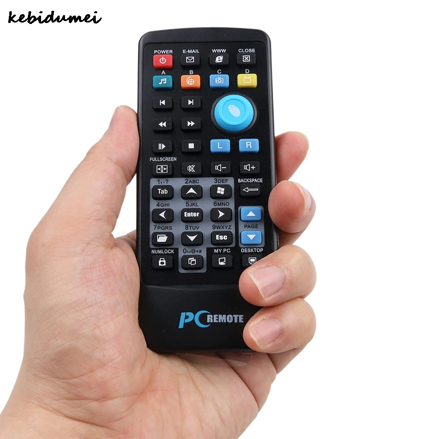 

Kebidumei 1 PC High quality USB Laptop PC Wireless Media Remote Control Mouse Keyboard Center Controller