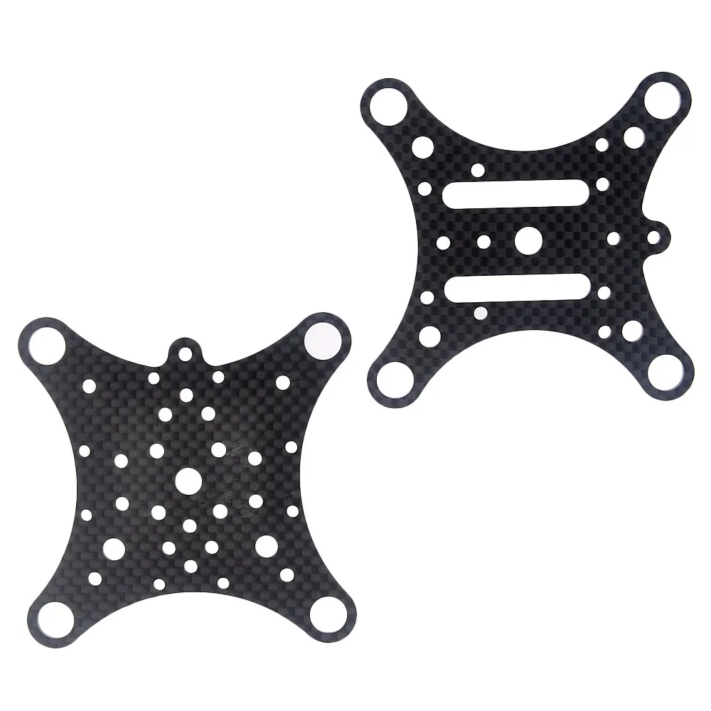 Carbon Fiber Anti Vibration Damper Plate For DJI Phantom With Vibration Absorbing Caps/Carbon Plate/Screws