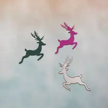 Carbon Steel Christmas deer Cutting Die Embossing Stencil Template Mold DIY Paper Art Handcraft Scrapbook Bookmark Card Decor carbon steel christmas glove cutting die for diy