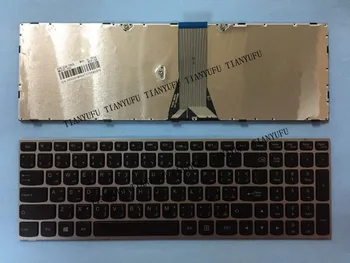 

New ARABIC Laptop Keyboard for LENOVO G50-80 Z51-70 T6G1-US Z51 Z51-70 Y50C 500-15 AR SILVER FRAME keyboard tested 100%