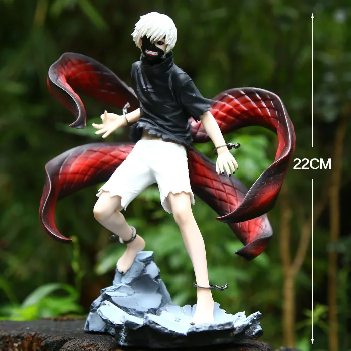 

Free Shipping 8.5" Tokyo Ghouls Kaneki Ken Awakened Dark Ver. 22cm Boxed PVC Action Figures Collection Model Toy Gift