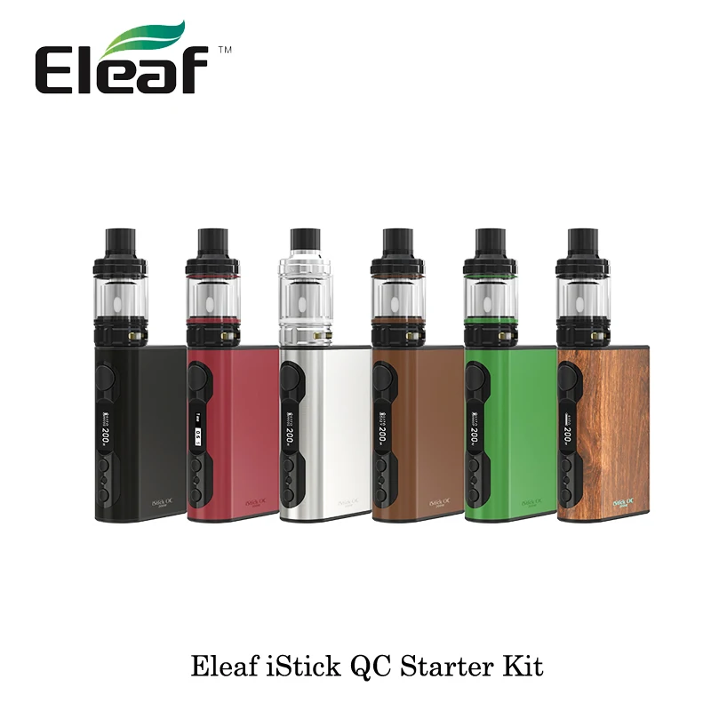 Электронные сигареты eleaf istick QC 200 Вт Melo 300 starter kit поле mod Встроенный 5000 мАч 3.5 мл Melo 300 танк распылитель электронная сигарета