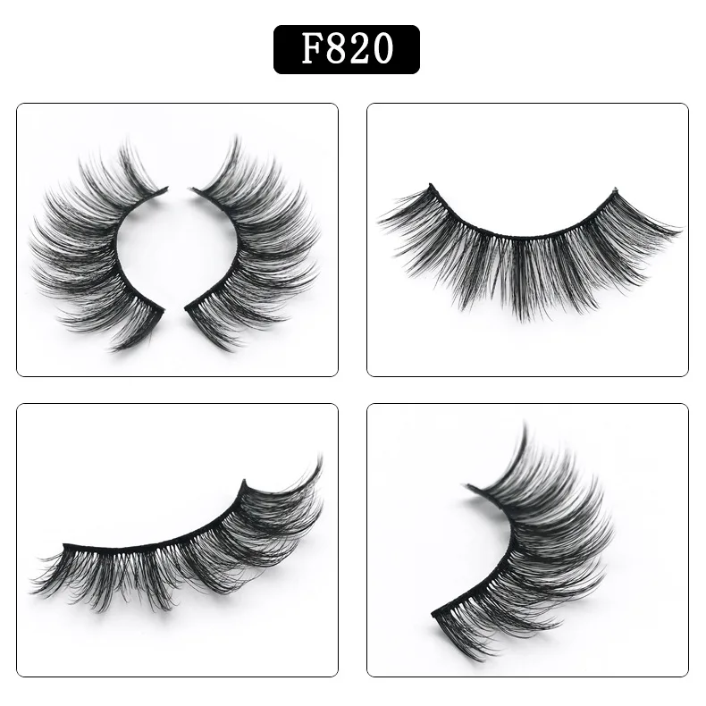 Conjunto de Cílios Feitos à Mão Quente Vison Natural Longo 3d Cílios Caixas Falsos Maquiagem Falso Chicote Atacado Dhl 50 10 cílios falsos feitos à mão maquiagem falso chicote atacado