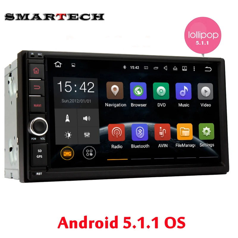 7 Android 51 Universal 2DIN Car Rdio Multimedia Video Player GPS Navigation For Toyota Nissan Hyundai Support DVR Without DVD 7 Android 51 Universal 2DIN Car Rdio Multimedia Video Player GPS Navigation For Toyota Nissan Hyundai Support DVR Without DVD