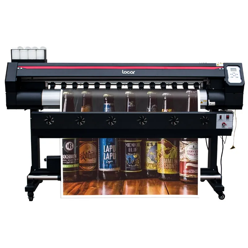1.6m printing machine digital inkjet single XP600 print head eco solvent printer free and fast shipping | Компьютеры и офис
