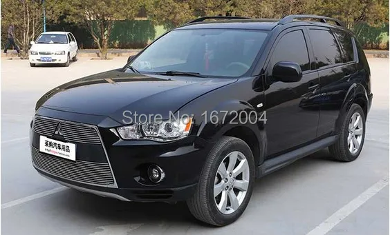 Передняя Центральная решетка решетки 3 шт. Накладка для Mitsubishi Outlander EX Evolution X 2011-2012