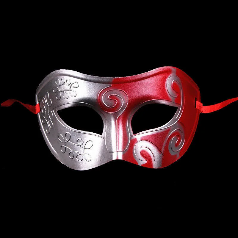 

Fashion Hot Men Women Party Mask Halloween Festival Vintage Elegant Gladiator Masquerade Prop Men Mask Costume Prom Party