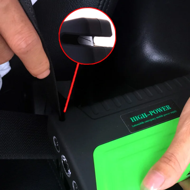LUNDA High-capacity Car jump starter Mobile Devices digital products power bank charger pack for auto vehicle starting TM15green