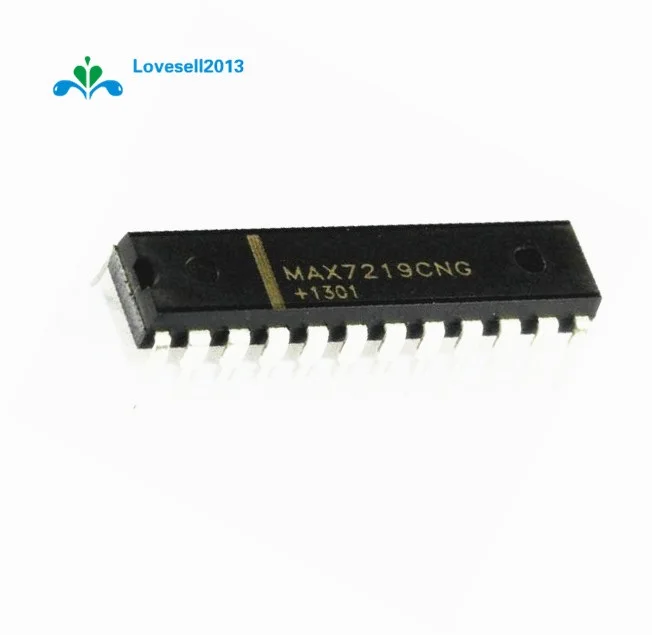 10 шт. IC MAX7219CNG MAX7219 DIP-24 драйвер светодиодный дисплей 8DGT новинка хорошее качество |