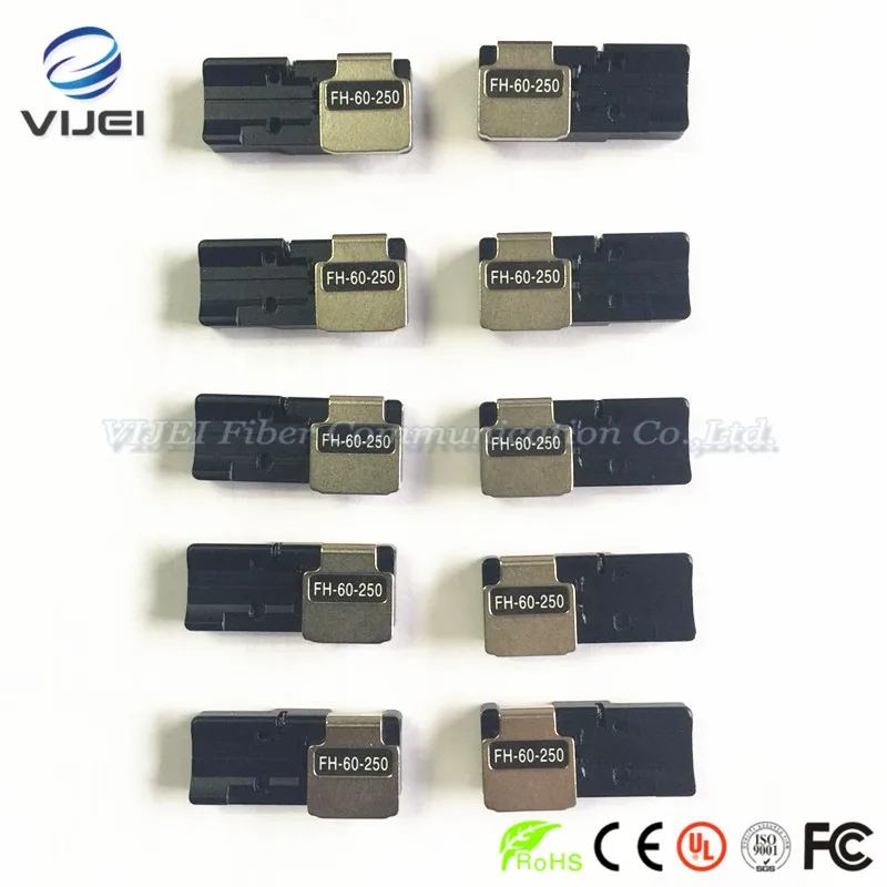 5 пар/лот Fujikura FSM-60R FSM-70R FSM-12S FSM-17S FSM-70S FSM-80S FSM-60S волокна splicer 250um один основной арматуре волокна держатель