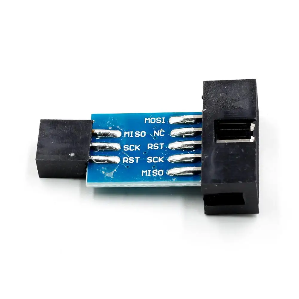 1 шт. 10 Pin на 6 адаптер плата для AVRISP MKII USBASP STK500 высокое качество|Интегральные схемы|