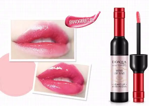 1 шт. бренд красное вино губ оттенок Wodwod макияж губ матовый блеск для губ Долгое Водонепроницаемый блеск для губ Увлажнение помада Косметические - Цвет: 6