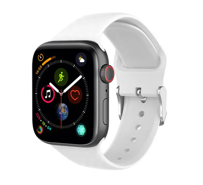 Bracelet pour Apple Watch silicone design Carbone