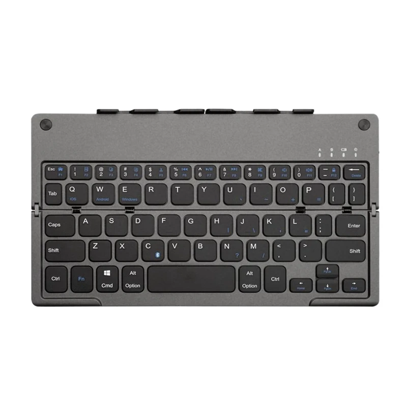 

78 Keys Foldable Ultra-Thin Bluetooth 3.0 Keyboard With Holder For Mobile Phone, Tablet, Laptop