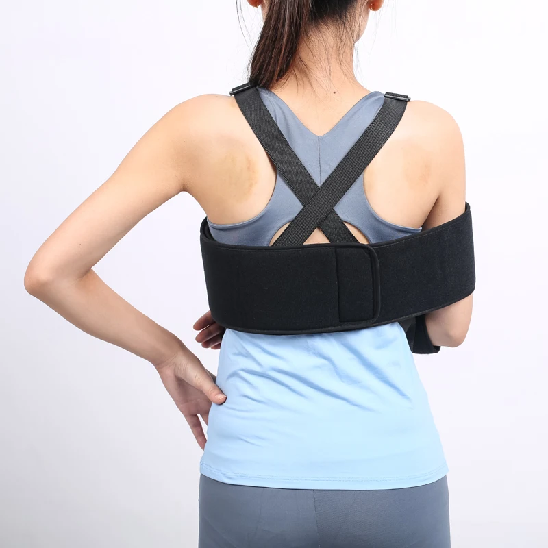 2018 настоящий корсет регулируемый плечевой ремень повязка на руку усиленный