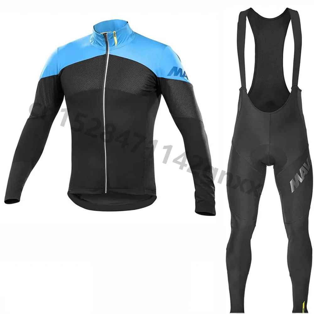 

MAVIC 2019 New Spring Breathable Long Sleeve Cycling Jersey Set MTB Bike Clothing Autumn Bicycle Jerseys Maillot Ropa Ciclismo