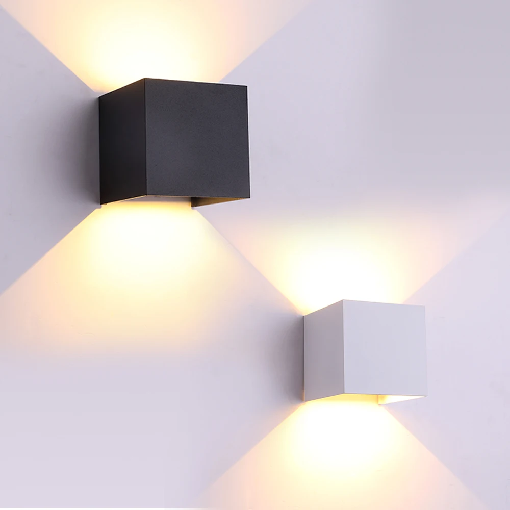

Zerouno Led Wall Lamp Waterproof Outdoor Garden Porch Wall Lights Balcony Terrace Decoration Lighting Lamp 6W 12W Wall Sconce
