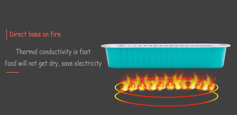 Коробка для ланча, жестяная коробка для салата, антипригарный чехол, форма для торта из фольги, алюминиевая фольга, форма для выпечки, буханка, сковорода, контейнер для сыра, 100 шт