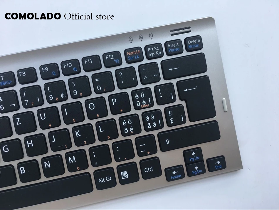 SW Swiss Keyboard For SONY SR SR13 SR33 SR28 VGN-SR26 Black with silver frame keyboard SW Layout (2)