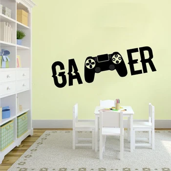 

X-box video game Controller wall decals Ps4 Gamer DIY wall decal Gamer wall sticker For Kids Bedroom Vinyl Wall Art mural G931