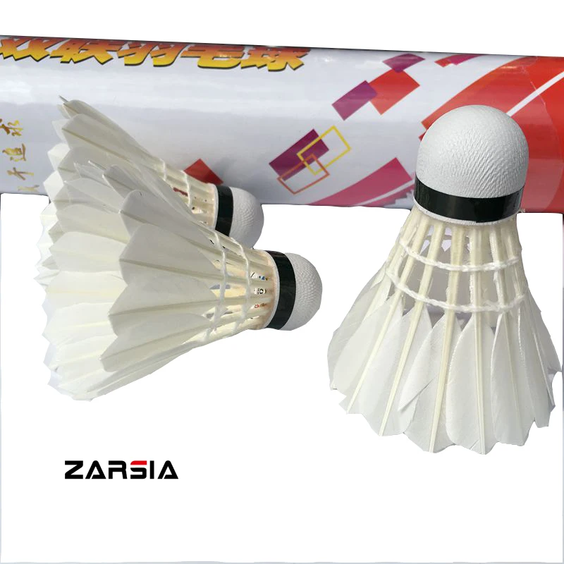 1 tubo de bádminton shuttlecock pluma de pato velocidad 77 raqueta de bádminton shuttlecock (12 piezas/tubo) 1 tubo de bádminton shuttlecock pluma de pato velocidad 77 raqueta de bádminton shuttlecock (12 piezas/tubo)