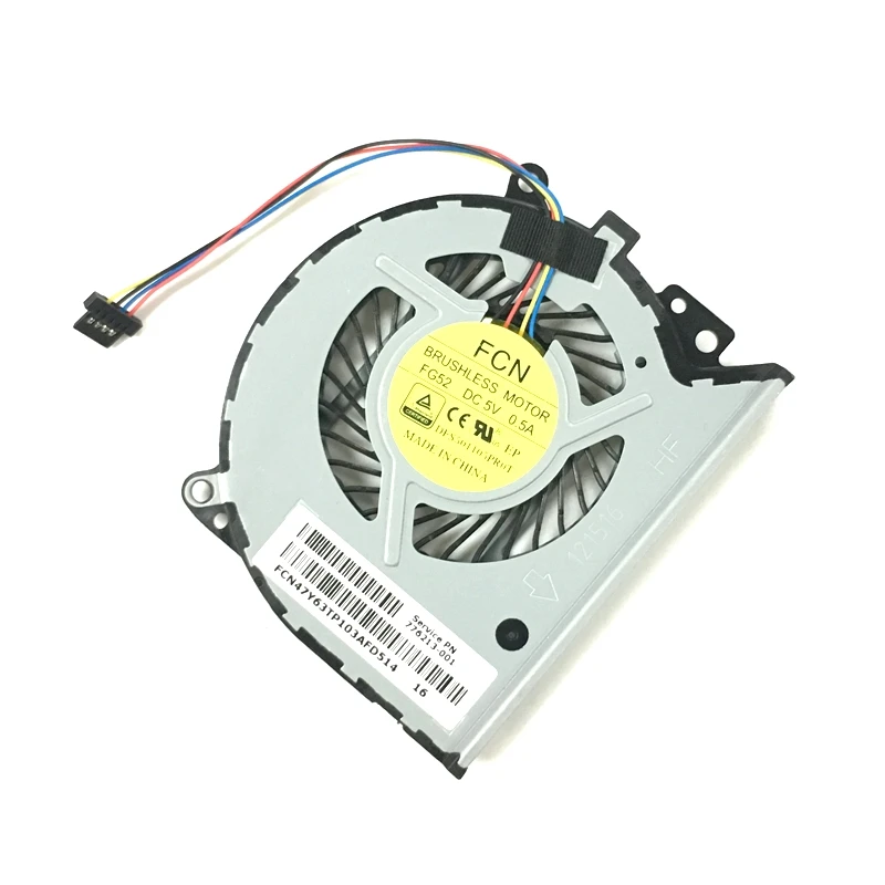 

NEW DFS501105PR0T DC5V 0.5A 4Pin For HP ENVY 15-U 15-U011D 15-u010dx 15-u483cl 776213-001 CPU Cooler Cooling Fan