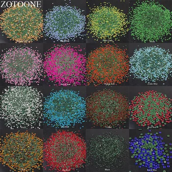 

ZOTOONE Iron On Strass Crystal Hotfix Flat Back 1440 Mixed Nail Art Glass Rhinestones Pink Stones For Clothes Decoration DIY E
