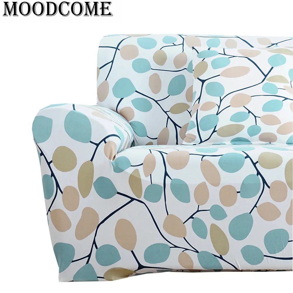 leaf branch elastic couch cover spandex polyester one/two/three seat