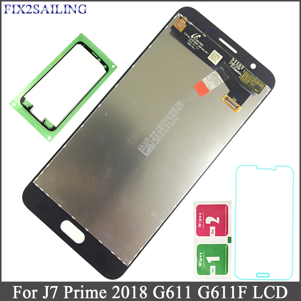 

FIX2SAILING LCD Display For Samsung Galaxy J7 Prime 2018 G611 G611F LCD Touch Screen Digitizer Assembly For J7 Prime 2 2018 G611