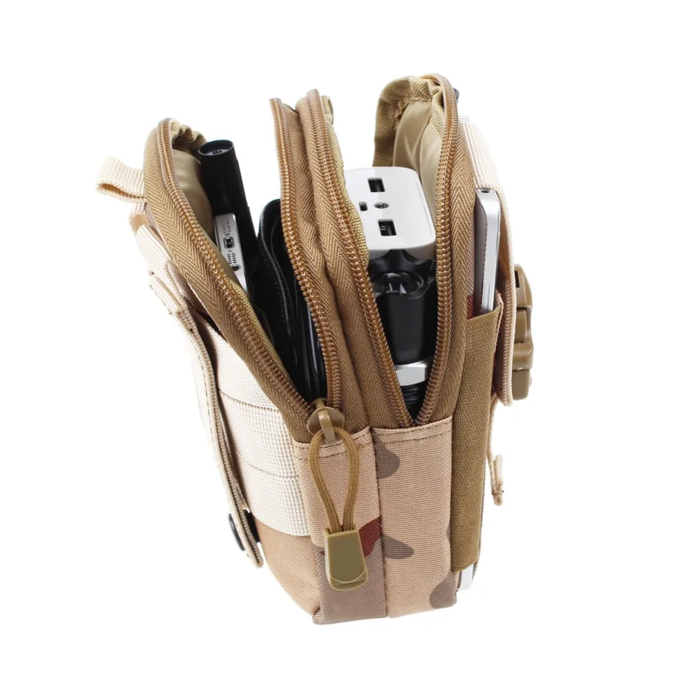 Универсальная Многофункциональная походная тактическая кобура Военная Molle сумка с поясом на бедра и талию кошелек сотовый Чехол для телефона