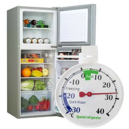 

Refrigerator Dial Pointer Fridge Useful Thermometer Freezer Temperature New