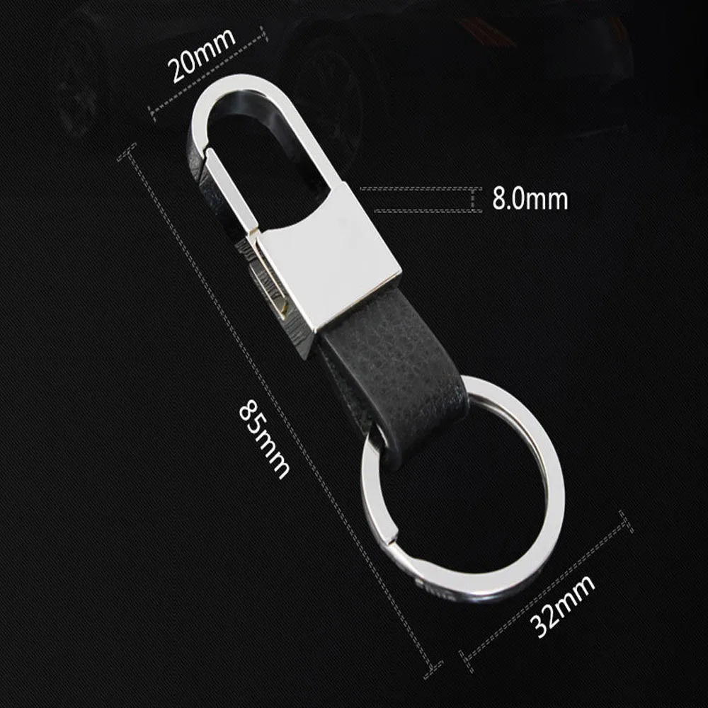 

high quality Metal Key Button, Creative Small Gifts, Men's Business Leather Car Key Chain