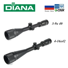 DIANA 4x32 тактический прицел 3-9X40 AO охотничьи прицелы 4-16x42 AO охотничий прицел винтовка прицелы длинный глаз рельеф Сфера снайперский пистолет