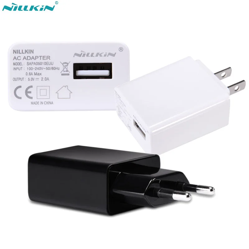 

Nillkin 5V 2A Fast USB Charger Travel Wall Charger Adapter Portable Smart Mobile Phone Charger for iPhone Samsung Tablet Adapter