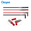 Cleqee P1033 Multimeter Test Cable Injection Molded 4mm Banana Plug Test Line Straight to Curved Test Cable ► Photo 2/6