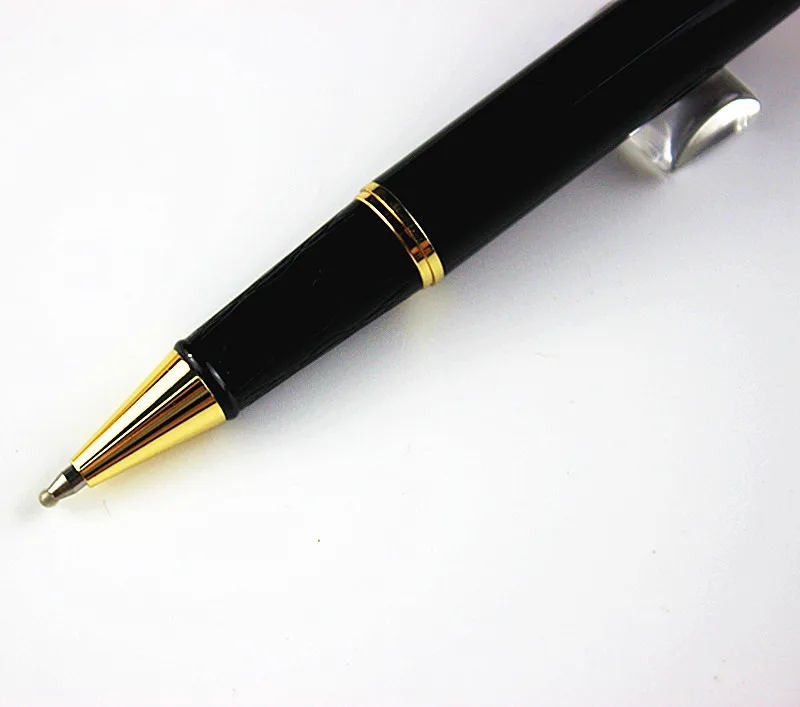Роскошный Mon классический черный Золотой зажим шариковая ручка канцелярские