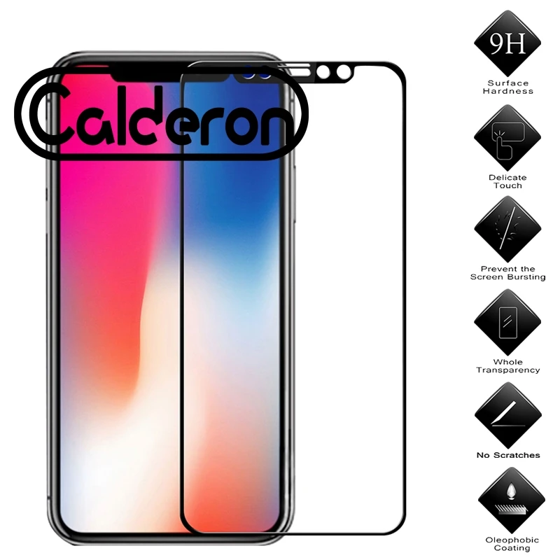 Protective Glass For iPhone X Screen IphoneX Protector LCD Tough Phone Flims Protectors Guard Film For iPhone XS Tempered Glass