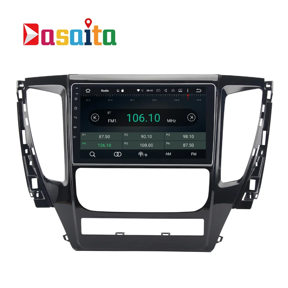 Dasaita 9 &quotAndroid 6 0 автомобиль gps плеер для Mitsubishi Pajero Sport 2017 с Octa core 2 ГБ Ram Авто радио
