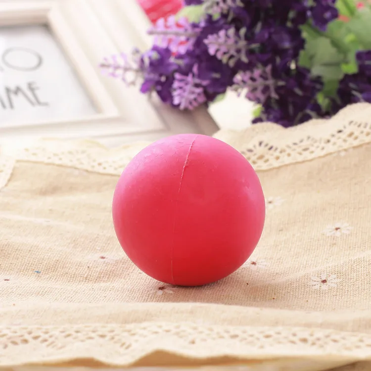 

Durable Solid bite-resistant elastic Non-toxic and odorless rubber pet toy/dog ball/toys for dog-S,M,L