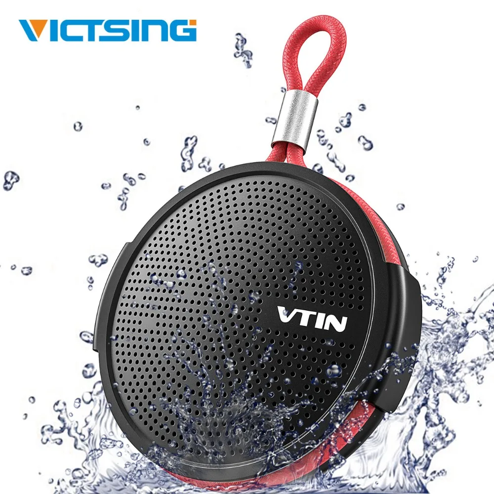 

Vtin Q1 Portable Wireless Bluetooth 4.2 Speakers HD Stereo Sound Waterproof Shower Speaker Support TF Card For iPhone XS/X/8/7/6