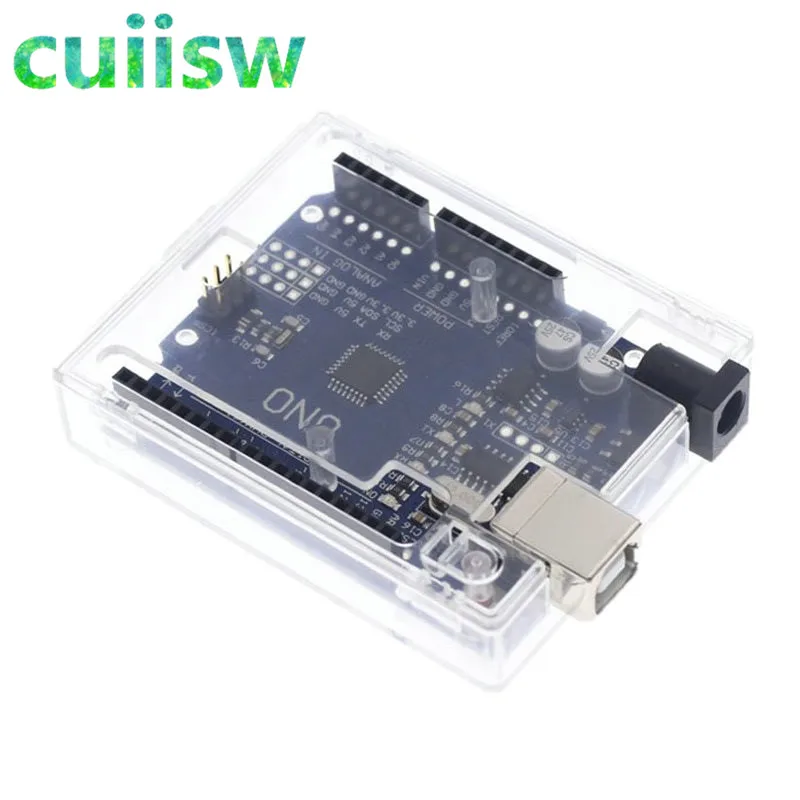 Cuiisw 1 шт. UNO R3 UNO R3 CH340G+ MEGA328P Чип 16 МГц для Arduino UNO R3 макетная плата+ USB кабель