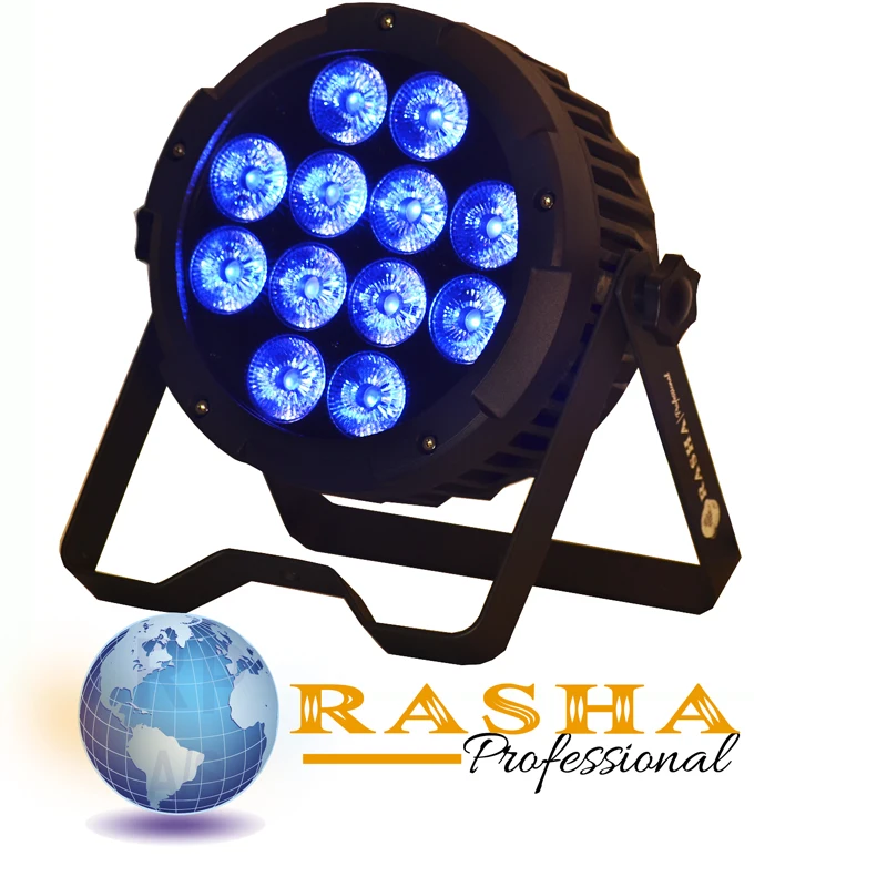 

Rasha New Fanless(N0 NOISE) Rodie Hex 6IN1 RGBAW+UV color LED'S Wireless LED PAR CAN For All DJ Event lighting With IR Remote