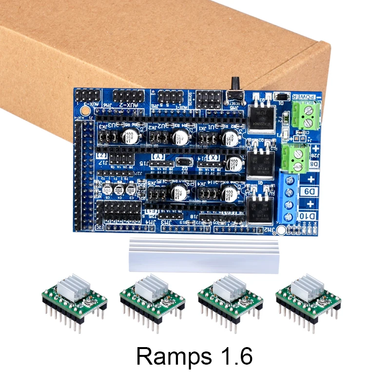 

3D Printer parts Ramps 1.6 board upgrade base on Ramps 1.4 1.5 Control Board 4 layers PCB TMC2130 Drv8825 A4988 driver